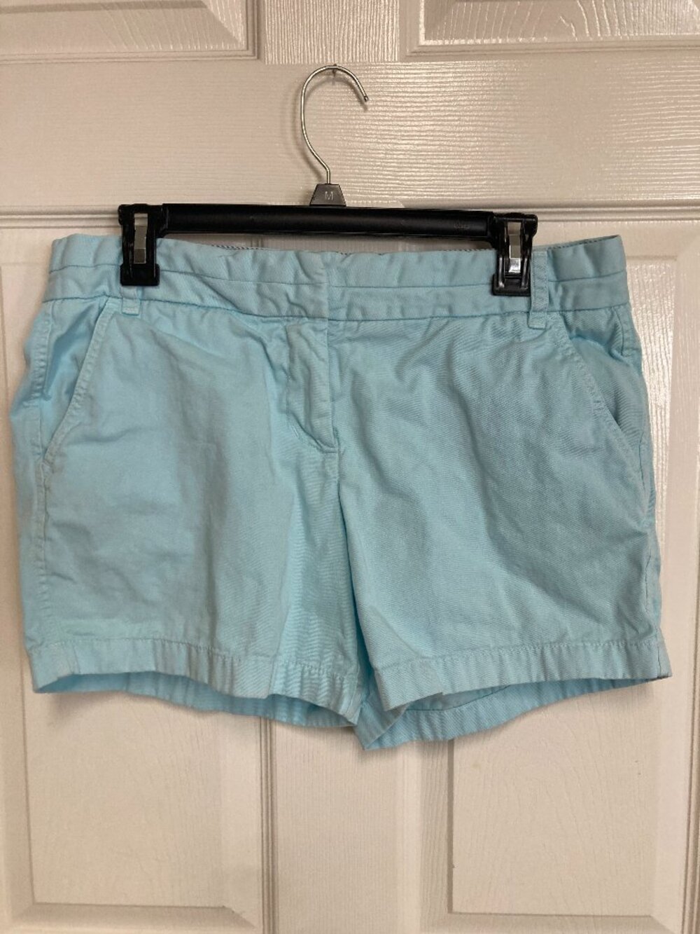 J. CREW shorts chino blues size 8 women's